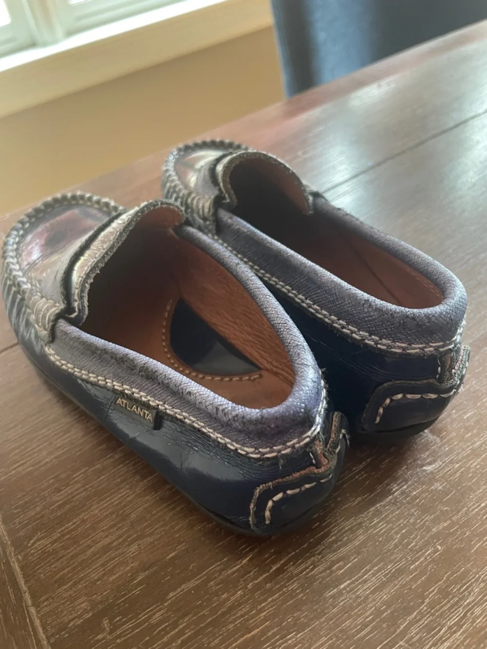 Atlanta Mocassins comfortable navy